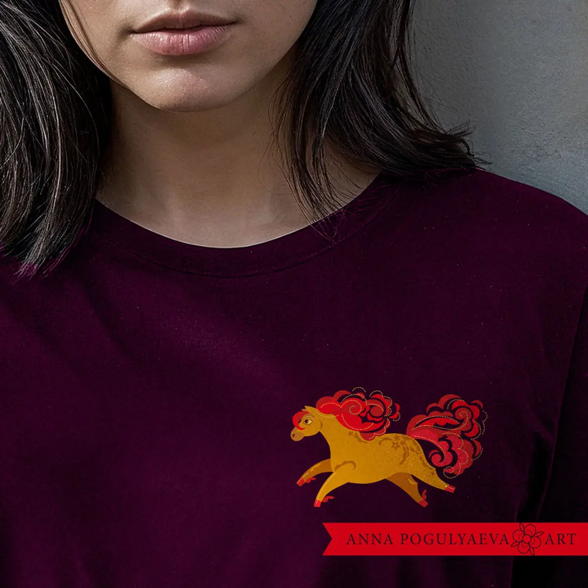 Сивка-Бурка. Векторная иллюстрация с символом года лошади | Сетка — социальная сеть от hh.ru