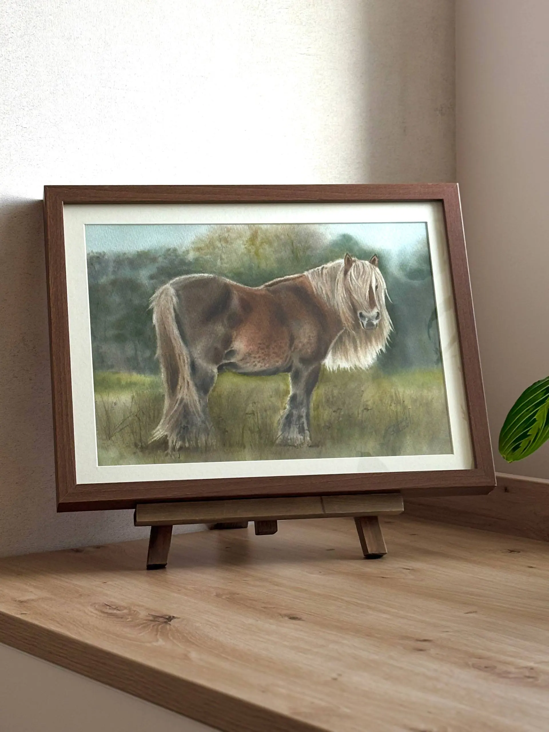 Первая законченная и оформленная работа в цикле «Ах кони!».
Формат А3. Акварель | Сетка — социальная сеть от hh.ru