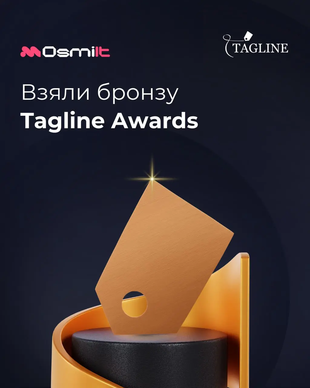 🚩⭐️NewBiz и OSMI IT взяли бронзу Tagline Awards!
Награду OSMI IT получили за разработку инновационной платформы и рекомендательной системы для подбора агентств — NewBiz!
Наша площадка — это «умный» ры... | Сетка — социальная сеть от hh.ru