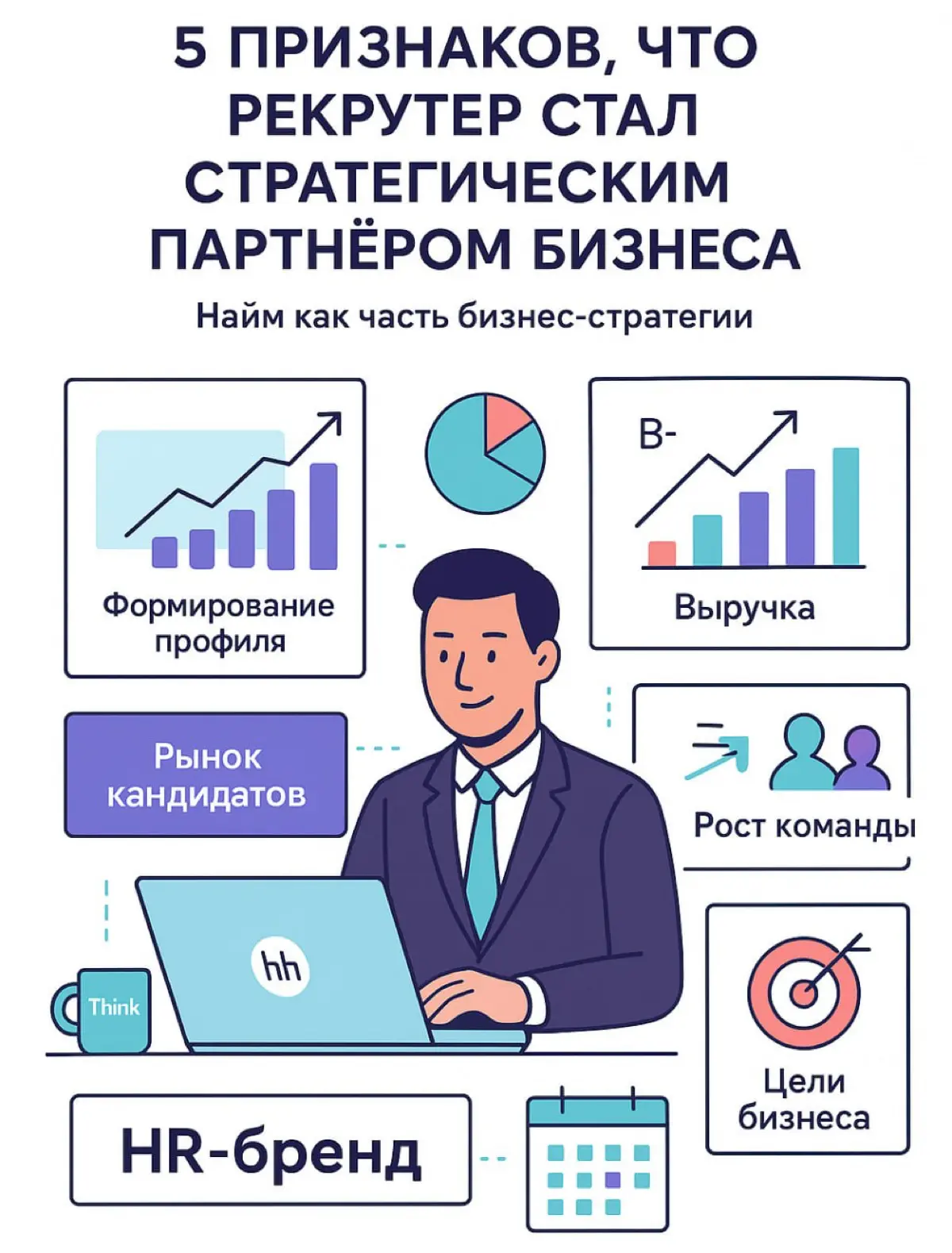 5 признаков, что рекрутер стал  партнёром бизнеса | Сетка — социальная сеть от hh.ru