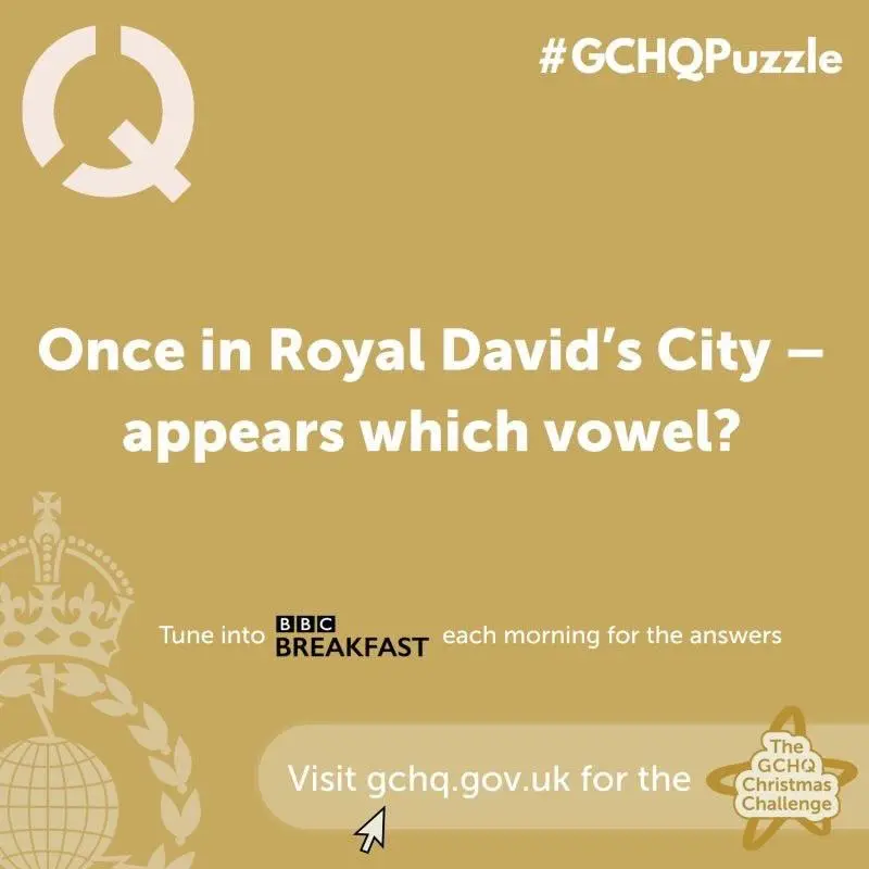 🤔🧩 Once in Royal David's City - appears which vowel? | Сетка — социальная сеть от hh.ru