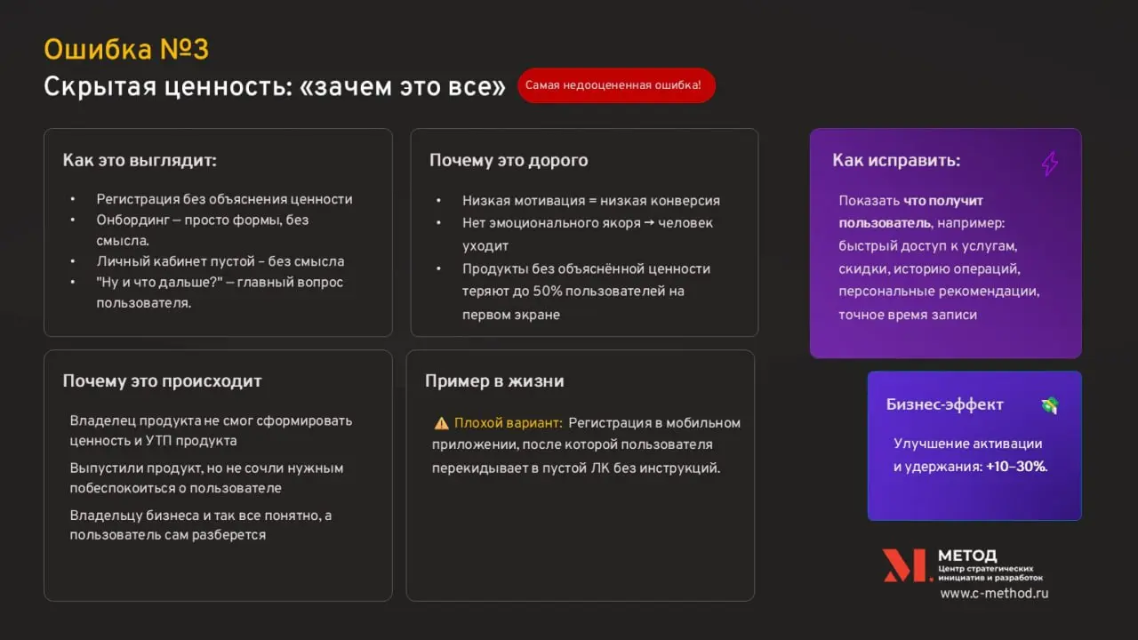 5 самых дорогих ошибок в интерфейсе, за которые бизнес платит каждый день
В любом цифровом продукте есть десятки проблем, но только небольшая группа ошибок оказывает катастрофическое влияние на бизнес | Сетка — социальная сеть от hh.ru