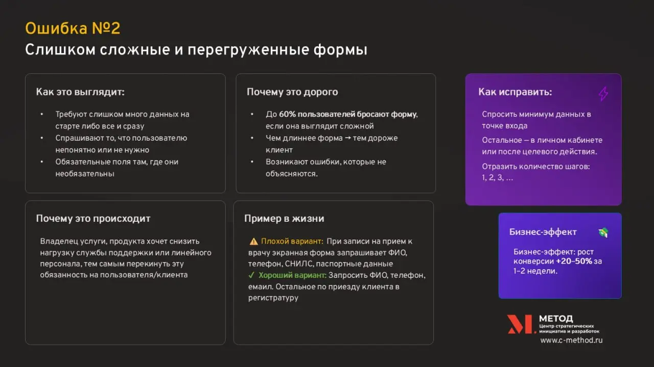 5 самых дорогих ошибок в интерфейсе, за которые бизнес платит каждый день
В любом цифровом продукте есть десятки проблем, но только небольшая группа ошибок оказывает катастрофическое влияние на бизнес | Сетка — социальная сеть от hh.ru
