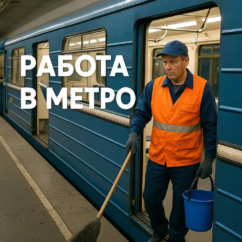 🧹 Требуются сотрудники на уборку поездов Московского метро
🚇 Место работы: электродепо «Калужское»
👨‍🔧👩‍🔧 Мужчины и женщины
⸻
🧽 Обязанности:
— уборка поездов
— сбор мусора
— подметание и мытьё пола
— ... | Сетка — социальная сеть от hh.ru