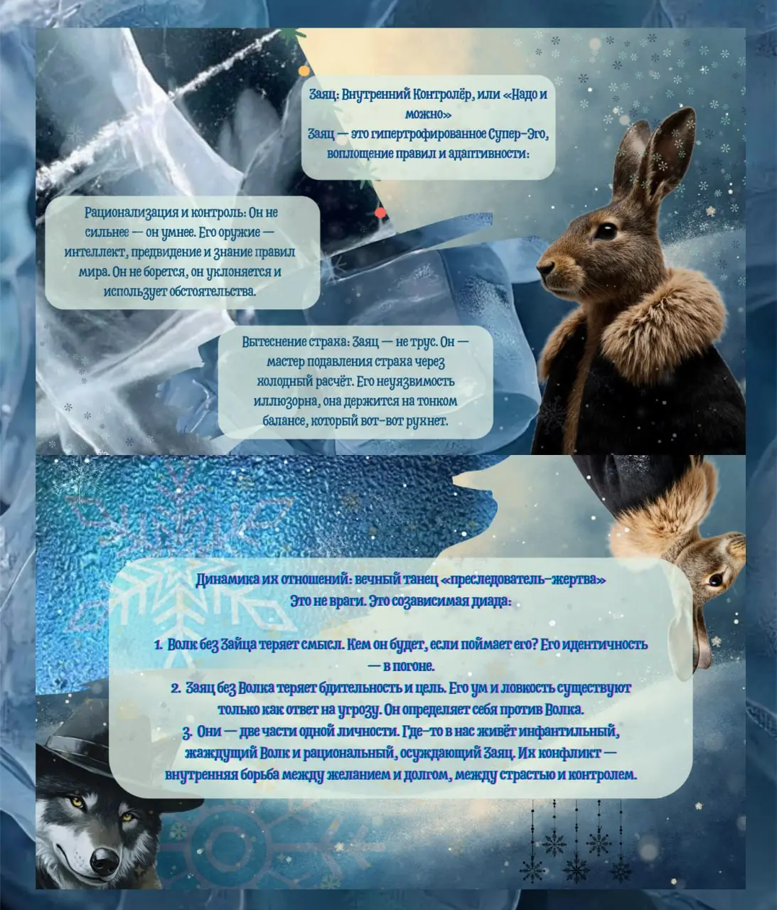 Легендарный мультсериал 🐰🐺— это не просто погоня. Это психологическая пародия на два вечных типа личности, их конфликт и скрытую взаимозависимость. | Сетка — социальная сеть от hh.ru