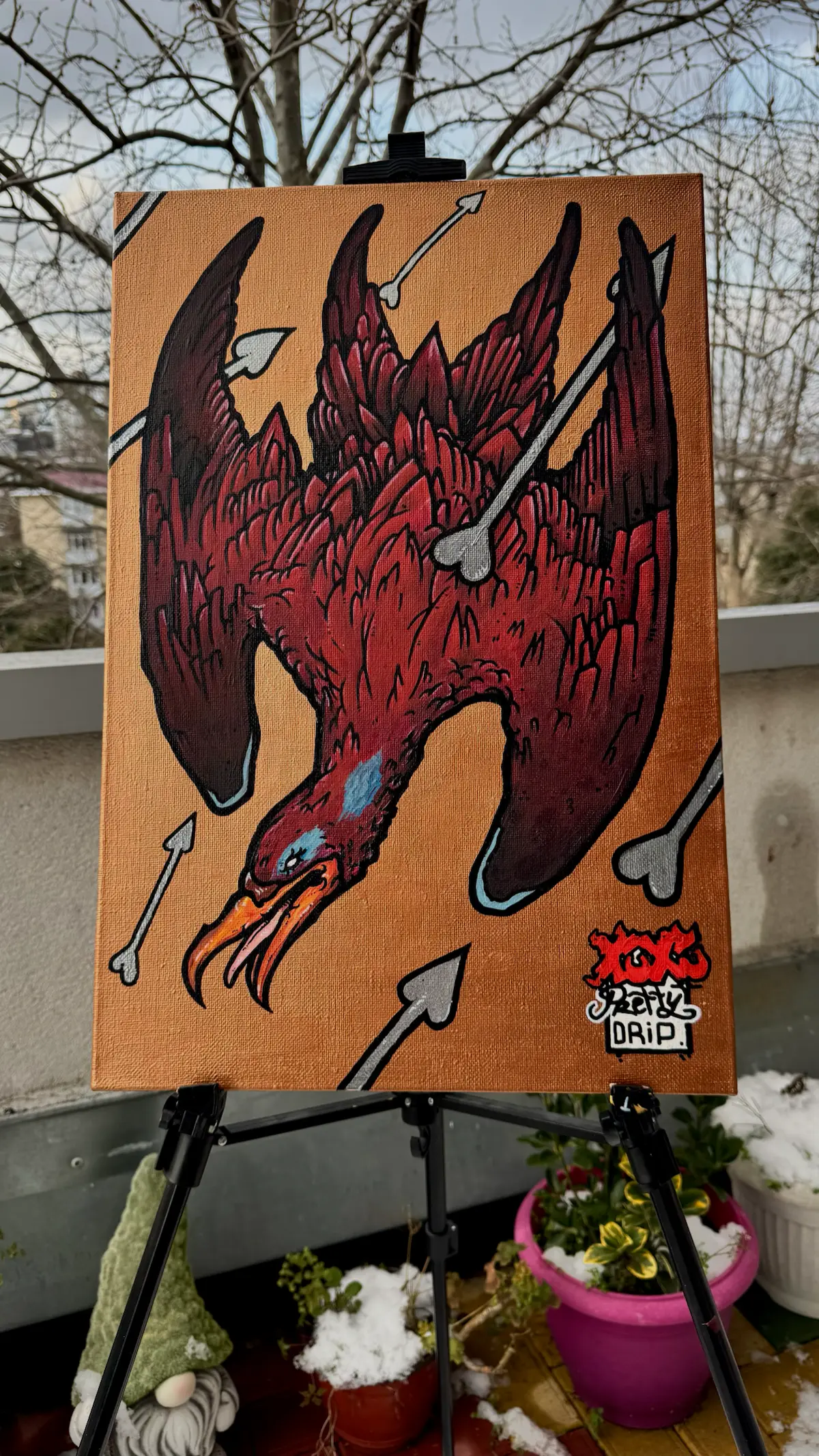 ⋄ Холст : " Perfect angry bird "
⋄ Начальная цена  : 33 | Сетка — социальная сеть от hh.ru