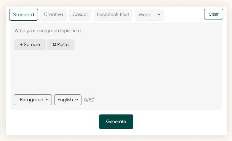 КАК ЗАМЕНИТЬ КОПИРАЙТЕРА НА ИИ?
Paragraph Generator — твой личный AI-копирайтер, который знает 13 стилей письма как свои пять пальцев… ну, если бы у него были пальцы 🤖✍️ | Сетка — социальная сеть от hh.ru