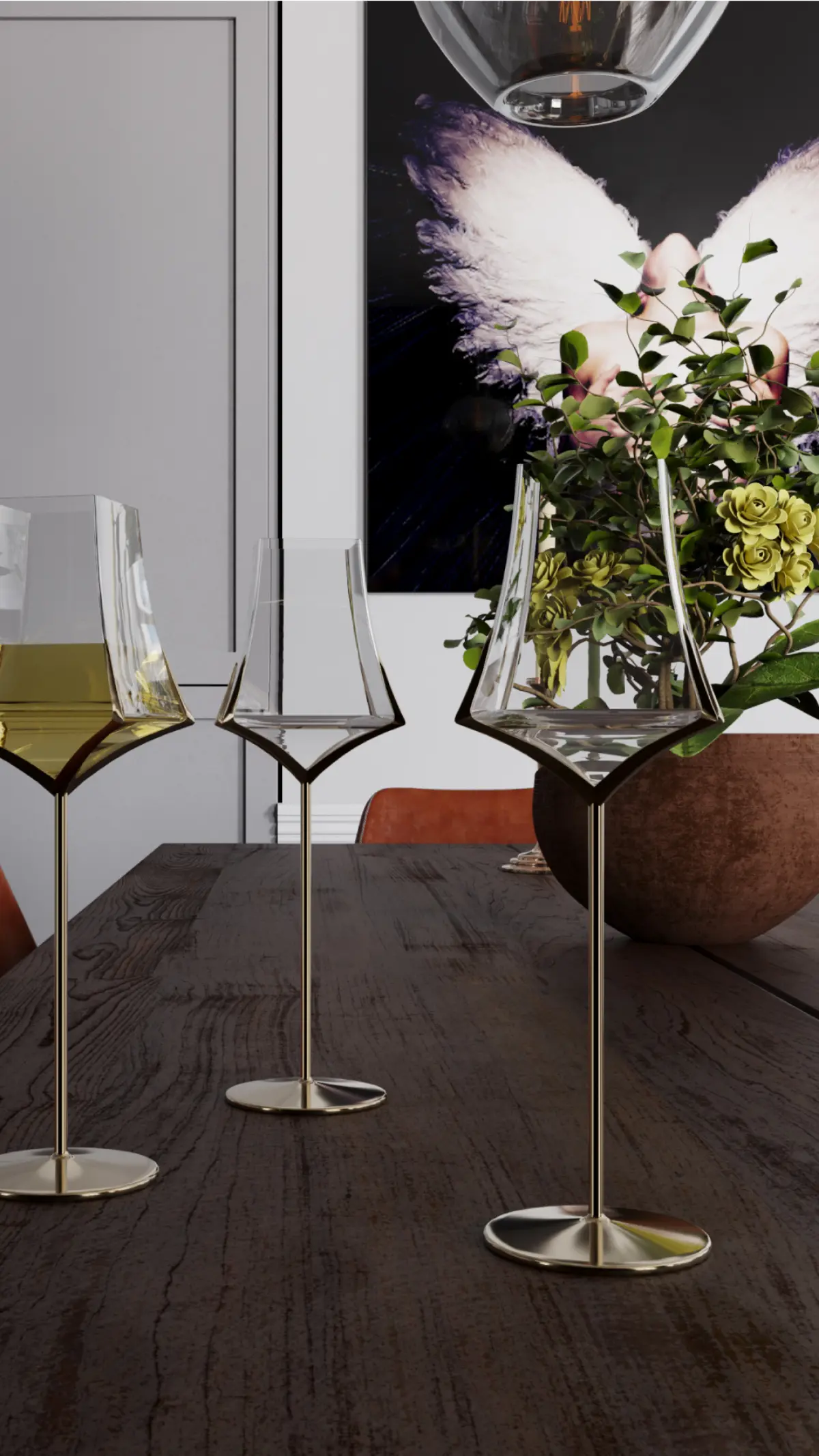 Я не знаю, почему я откладывал презентацию бокалов, хотя они давно собраны в 3D  
Я проконсультировался с сомелье и работниками салонов посуды | Сетка — социальная сеть от hh.ru