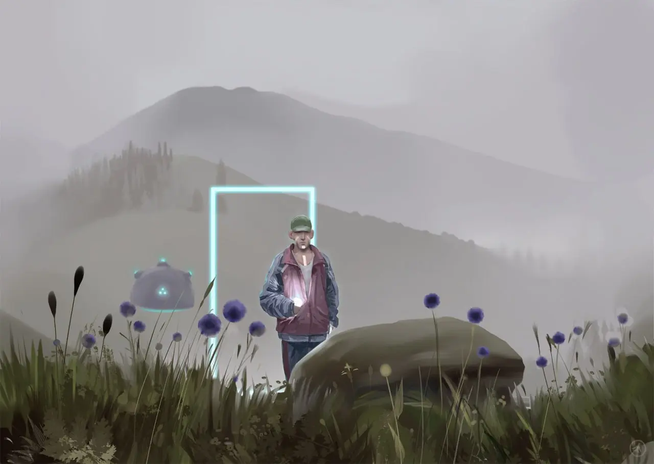 «Между мирами» 2016 год. #Иллюстрация | Сетка — социальная сеть от hh.ru