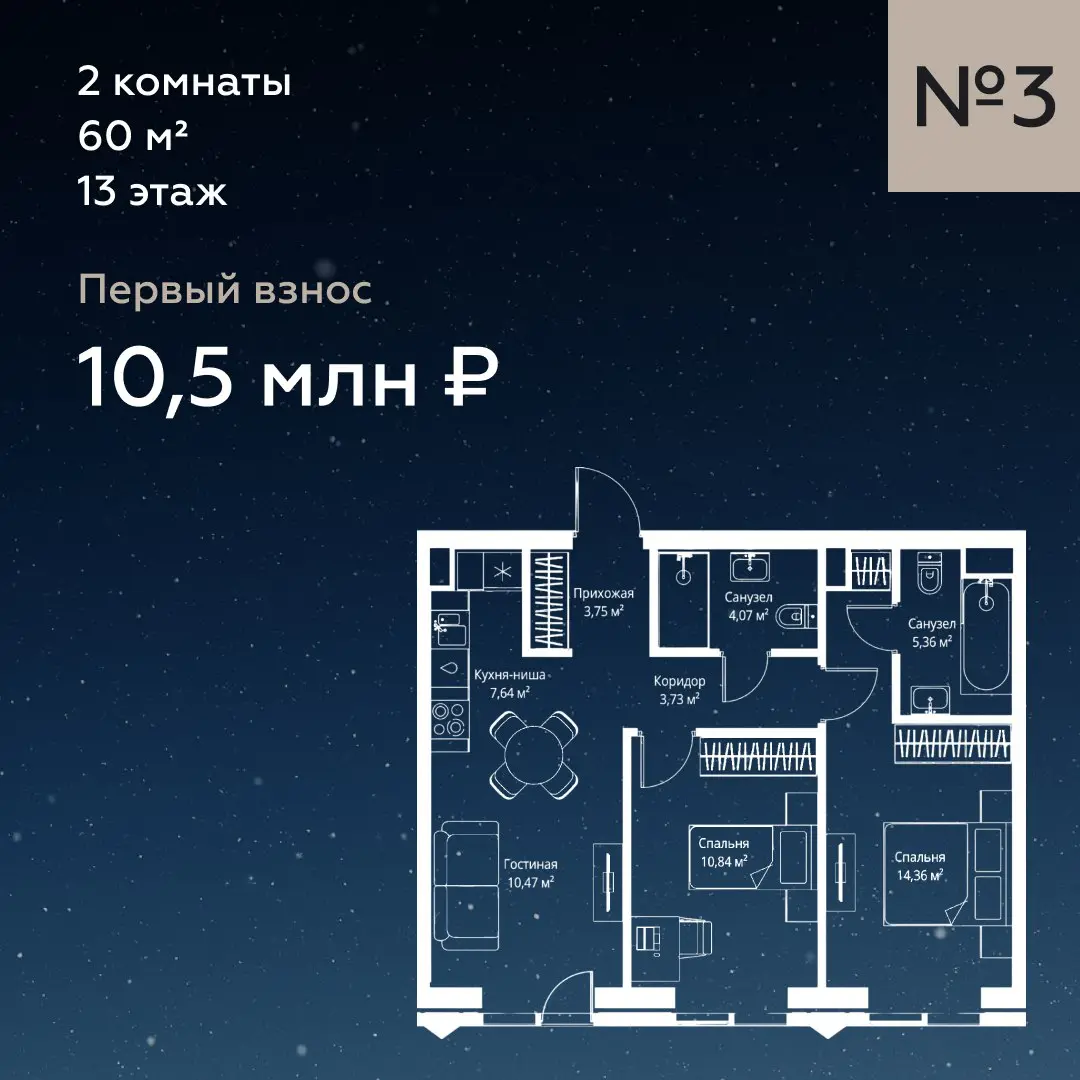 Скидка 10% на квартиры в JOIS — предновогодний пул
В JOIS запустили предновогоднюю акцию на ограниченный пул квартир — от компактных 1-комнатных до просторных семейных форматов | Сетка — социальная сеть от hh.ru