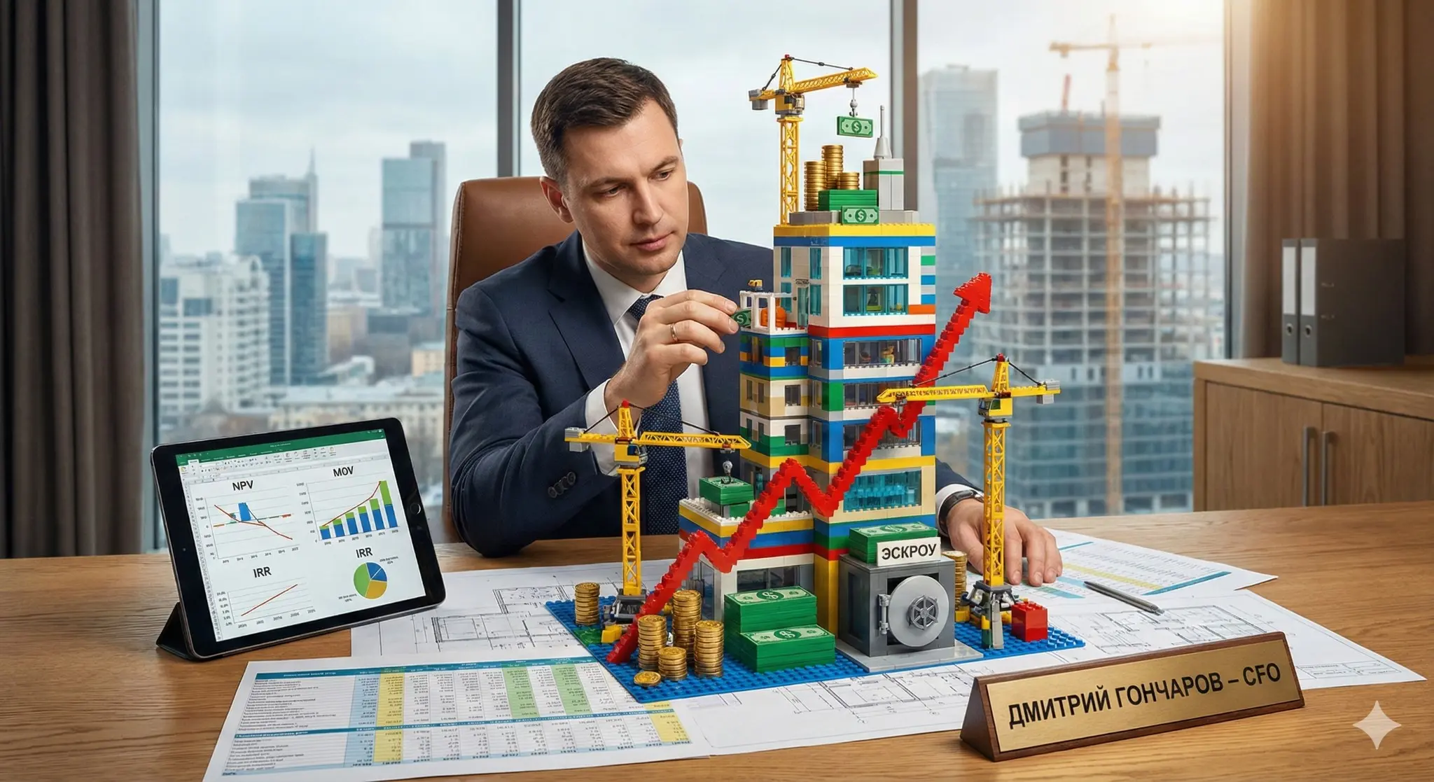 «Папа, а что ты считаешь?» Финмодель стройки на кубиках LEGO | Сетка — социальная сеть от hh.ru