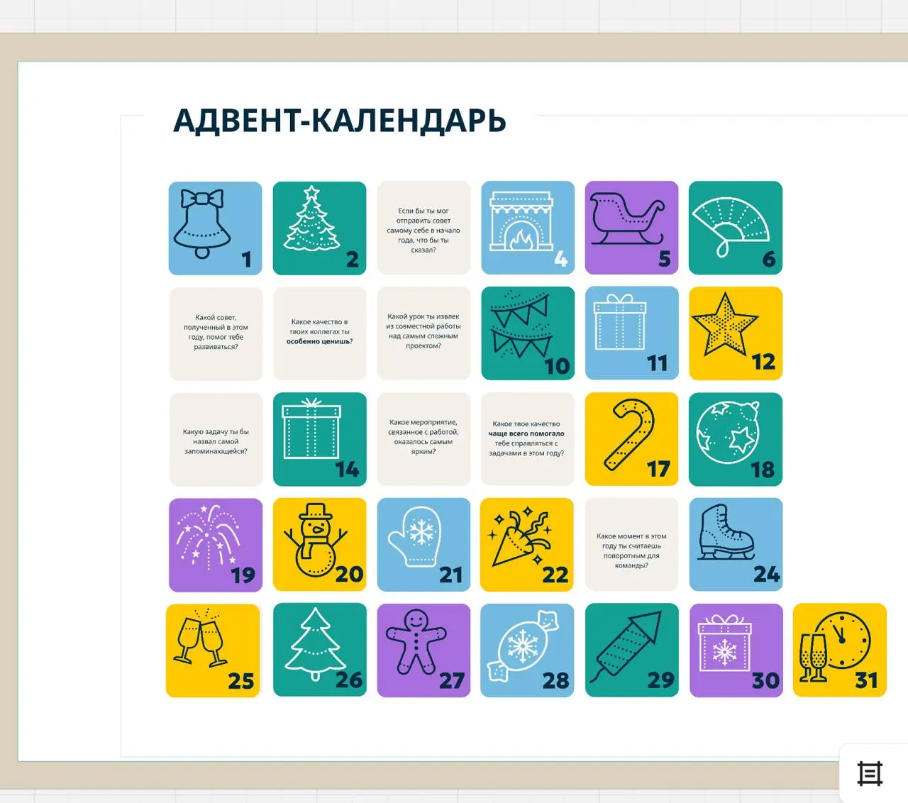 Три идеи, как отрефлексировать год с командой (и не скатиться в формальный отчёт)
Подведение итогов года — важная точка остановки | Сетка — социальная сеть от hh.ru