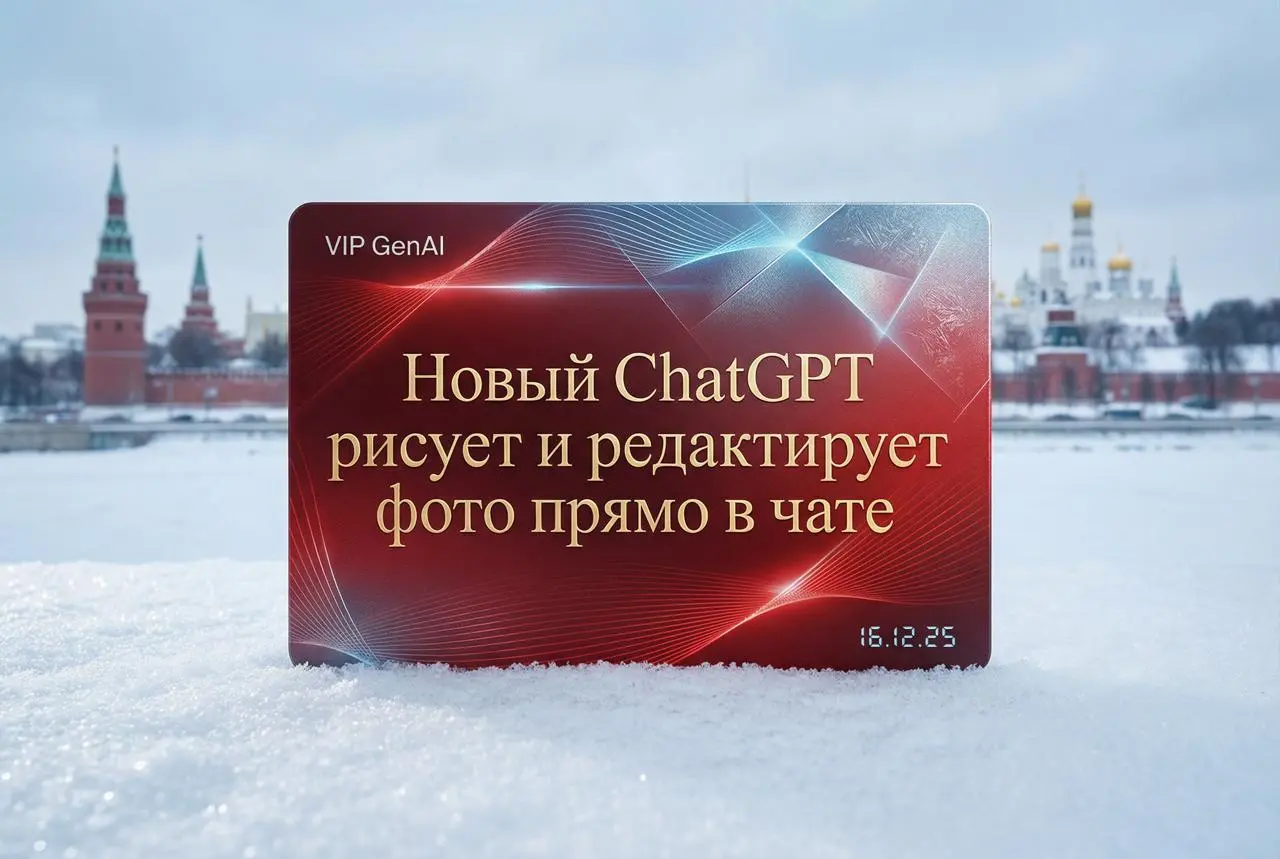 Вышел обновлённый ChatGPT Images: теперь в одном окне можно генерировать, детально редактировать и расширять картинки, а также накладывать эффекты и студийный свет прямо в чате | Сетка — социальная сеть от hh.ru