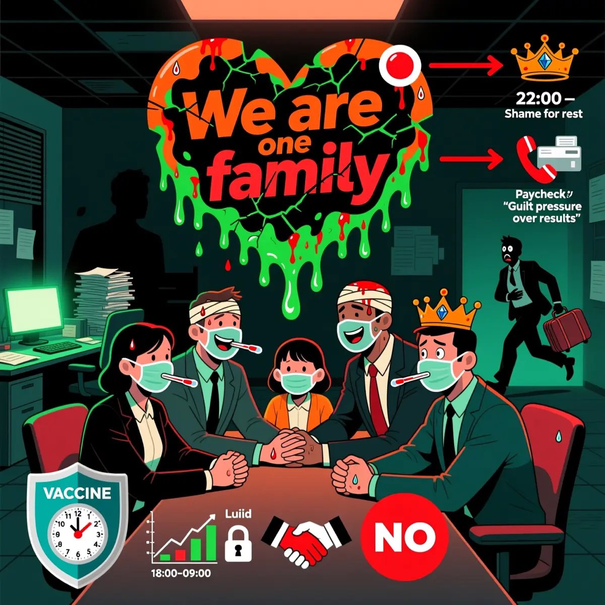 «Мы одна семья»: 3 симптома токсичной лояльности 😷 | Сетка — социальная сеть от hh.ru