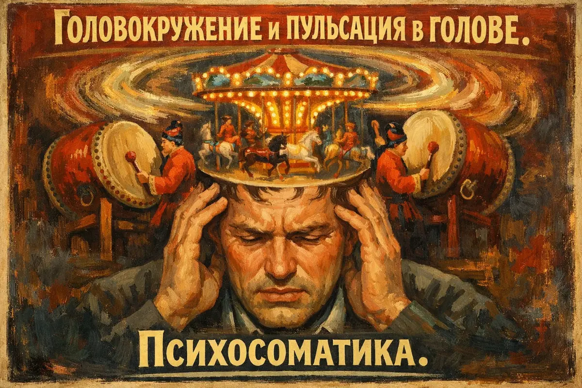 Головокружение и пульсация в голове. Психосоматика. | Сетка — социальная сеть от hh.ru