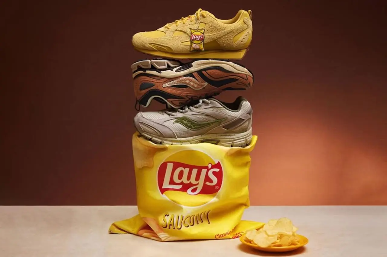 Lay’s заколлабился с Saucony для выпуска коллекции кроссовок, вдохновлённых эксклюзивными вкусами чипсов на китайском рынке | Сетка — социальная сеть от hh.ru