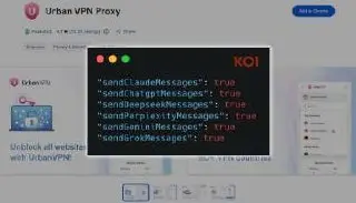 🕵️ VPN-расширение крадёт промпты к ИИ
Popularное расширение Urban VPN Proxy тайно собирает диалоги пользователей с ChatGPT, Claude и другими ИИ | Сетка — социальная сеть от hh.ru