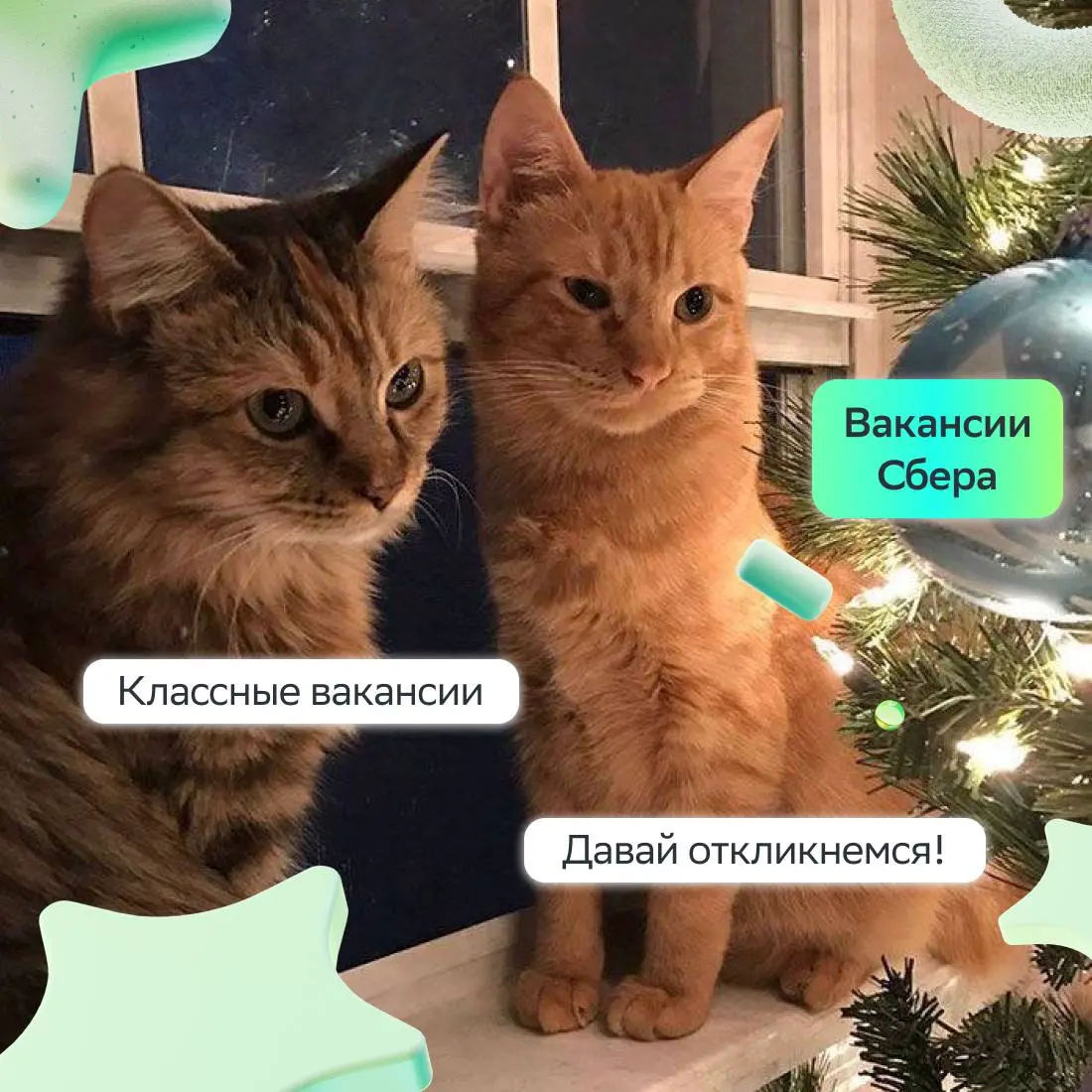 Небольшая напоминалка от коллег: как Новый год встретишь, так его и проведёшь
Так что скорее выбирай своё место в Сбере, чтобы зарядить 2026 на карьерные успехи и добавить в резюме классные проекты:
•... | Сетка — социальная сеть от hh.ru