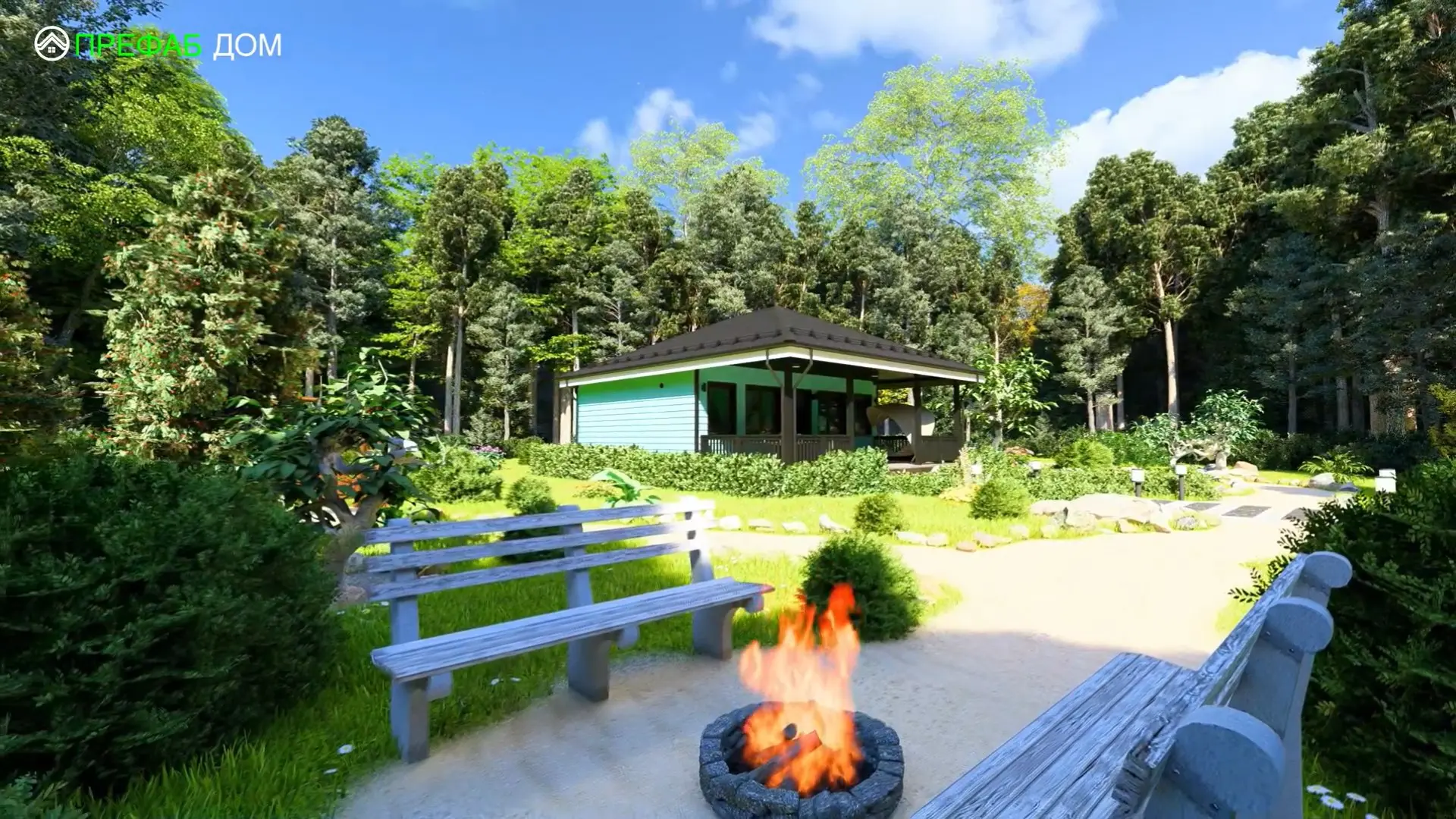 Современный одноэтажный дом с террасой | Вальмовая крыша, эстетика Райта. ☀️ 🏡 | Сетка — социальная сеть от hh.ru