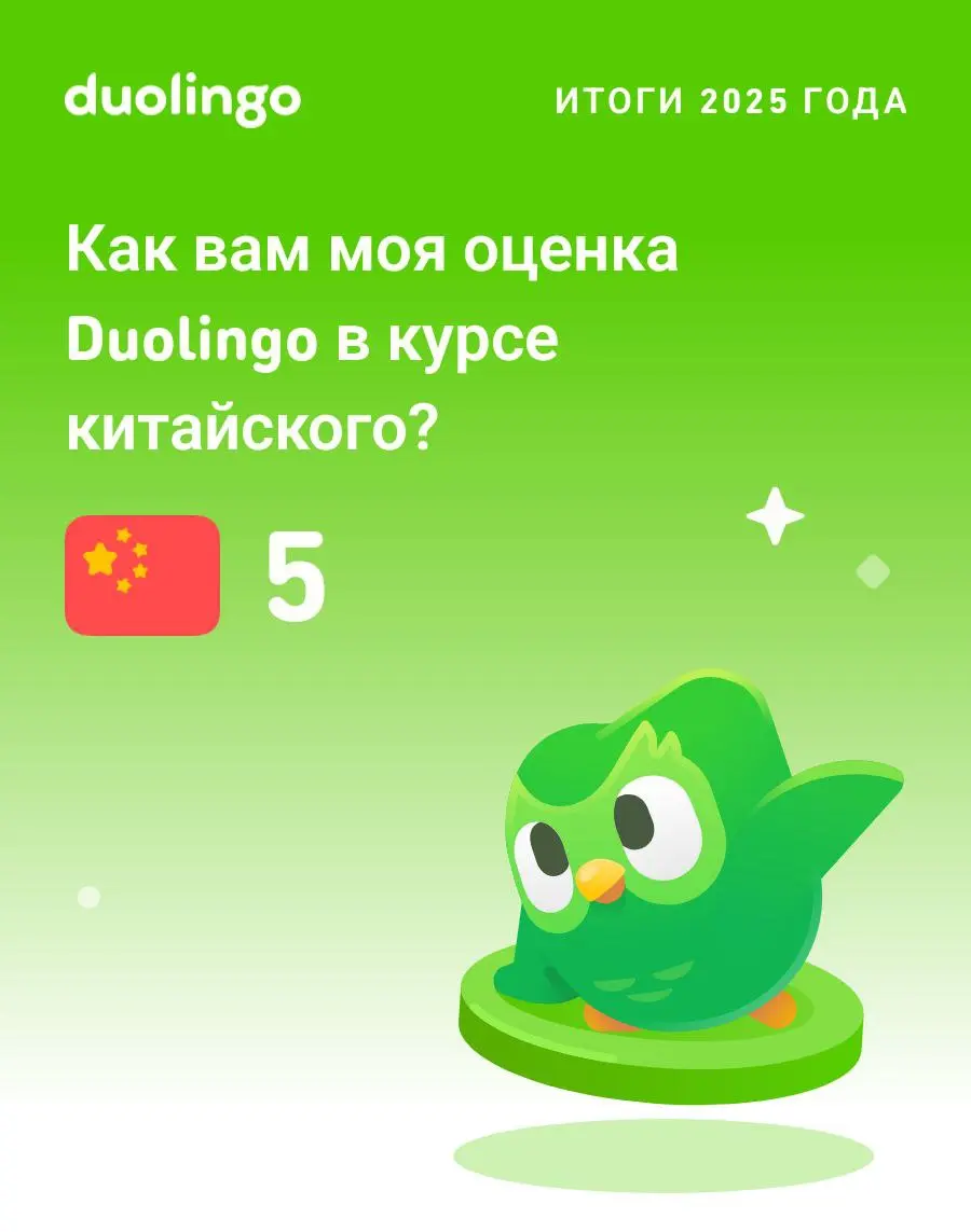 Смотрите, сколько всего мне удалось выучить на Duolingo в 2025 году! А у вас как успехи? #Duolingo365 | Сетка — социальная сеть от hh.ru