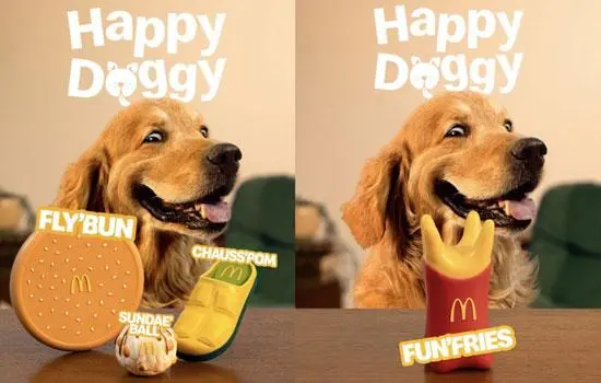 Впервые McDonald's будет продавать игрушки не для детей, а для собак. Французский McDonald's решил заменить Happy Meal на Happy Doggy | Сетка — социальная сеть от hh.ru