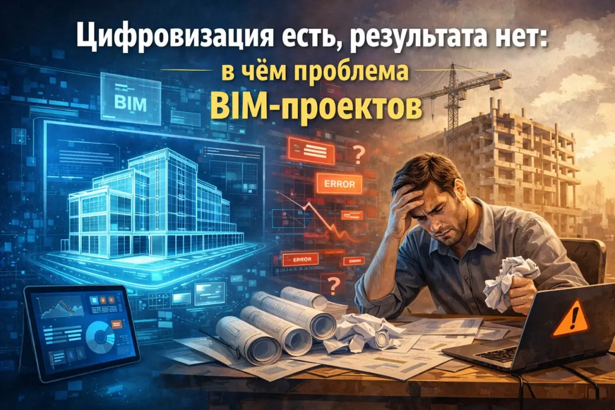 Цифровизация есть, результата нет в чем проблема BIM проекта | Сетка — социальная сеть от hh.ru