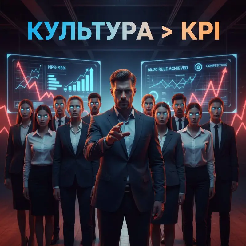 Лидер не просто ставит KPI — он создаёт культуру «секты» в команде,
где все горят общими смыслами, дерутся за общие цели и воюют с одними врагами | Сетка — социальная сеть от hh.ru