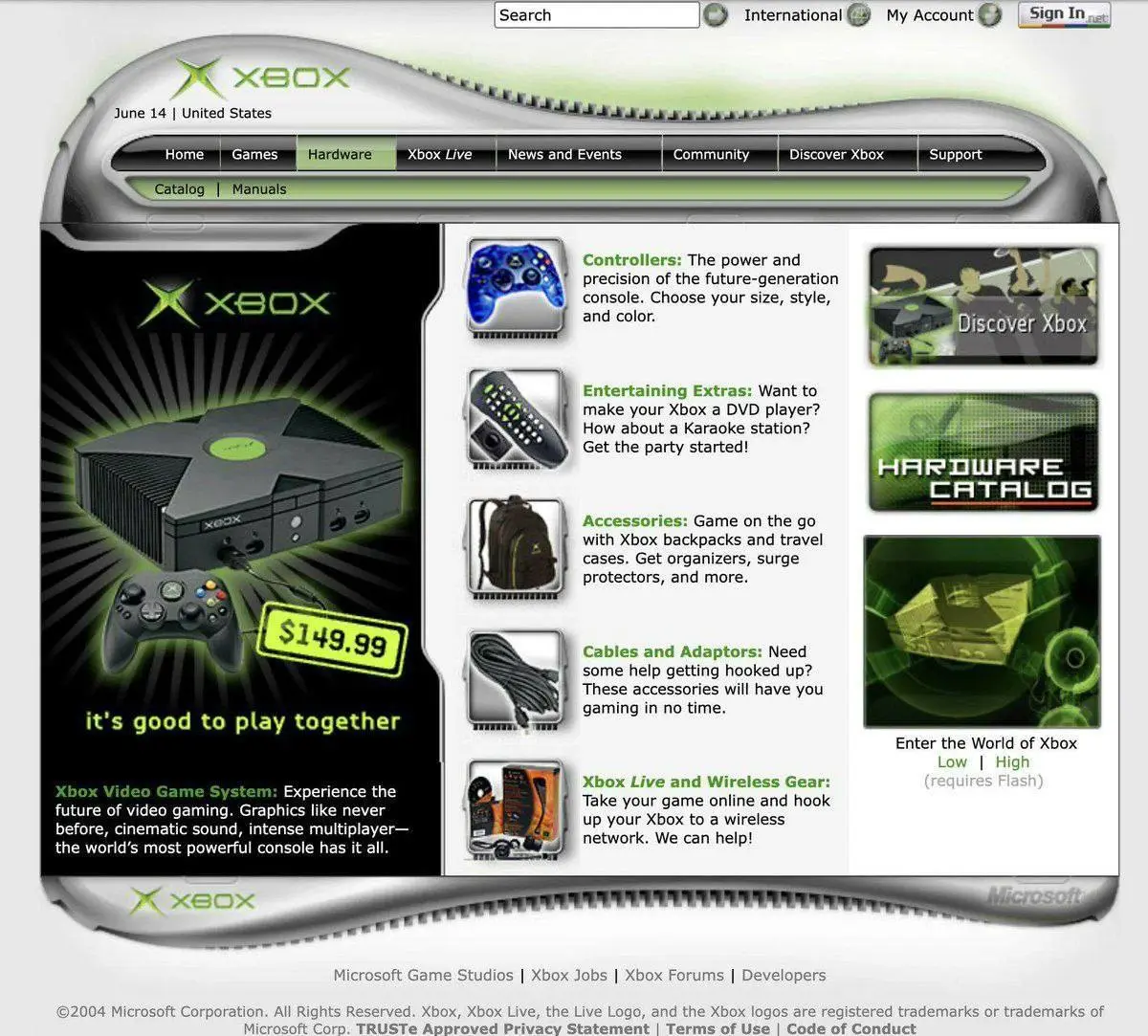 Куда пропал стиль ранних нулевых
В твиттере завирусился скрин сайта Xbox из 2004 года. Пост набрал почти 3 ляма просмотров | Сетка — социальная сеть от hh.ru