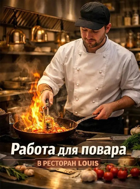 🔥 В ресторан Louis требуется Повар горячего цеха
📍 м. Пушкинская
Спиридоньевский пер., 9, стр | Сетка — социальная сеть от hh.ru