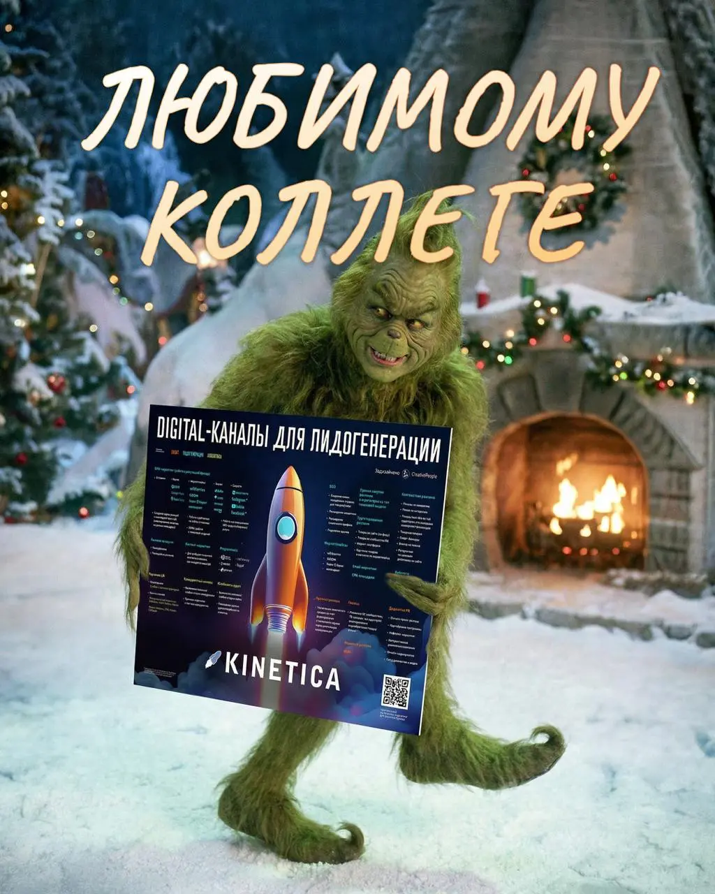🎄 СТАНЬ DIGITAL-САНТОЙ
(без бороды, но с плакатом)
Мы создали плакат с ключевыми digital-каналами для лидогенерации. На нём — всё, что важно знать о каналах, которые использует каждый маркетолог | Сетка — социальная сеть от hh.ru
