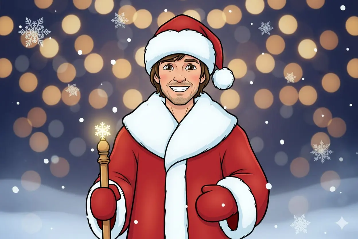 🎄 Целых 2 ИИ-тренда, которыми заполнена вся лента
Думаю, вы уже видели эти новогодние открытки | Сетка — социальная сеть от hh.ru