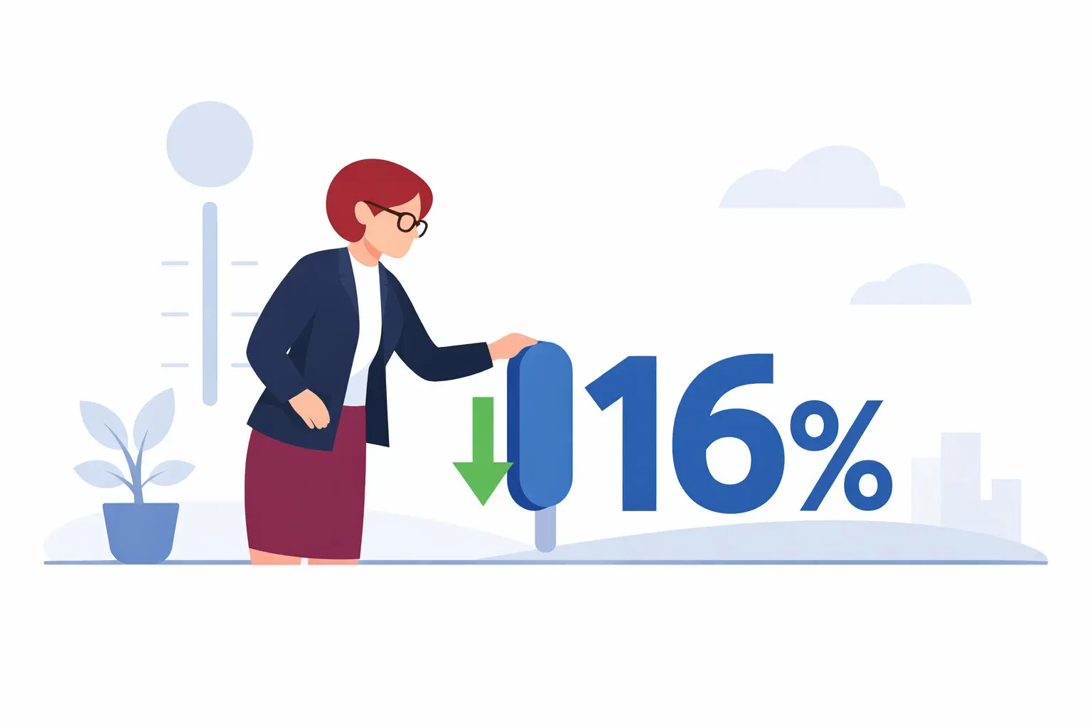 ⚡️ЦБ РФ пятый раз подряд понизил ключевую ставку — на этот раз до 16% | Сетка — социальная сеть от hh.ru