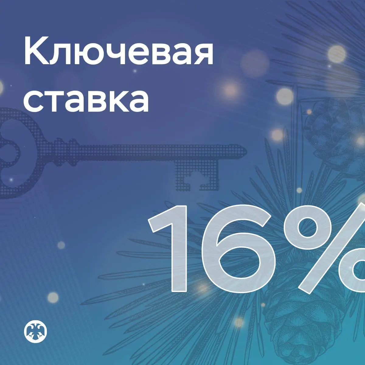 🗝Центробанк снизил ключевую ставку с 16,5 до 16% годовых. При этом официальная годовая инфляция упала уже почти до 6% | Сетка — социальная сеть от hh.ru