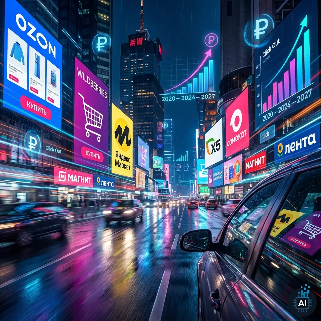 Всем e-com!
Отчёт: OLD AIT E-com
📊 Факты
– Доля E-com в ритейле выросла с 9% до 24%, цель 31% к 2027.
– Оборот E-com 2024 — 11,2 трлн, из них маркетплейсы 6,8 трлн | Сетка — социальная сеть от hh.ru