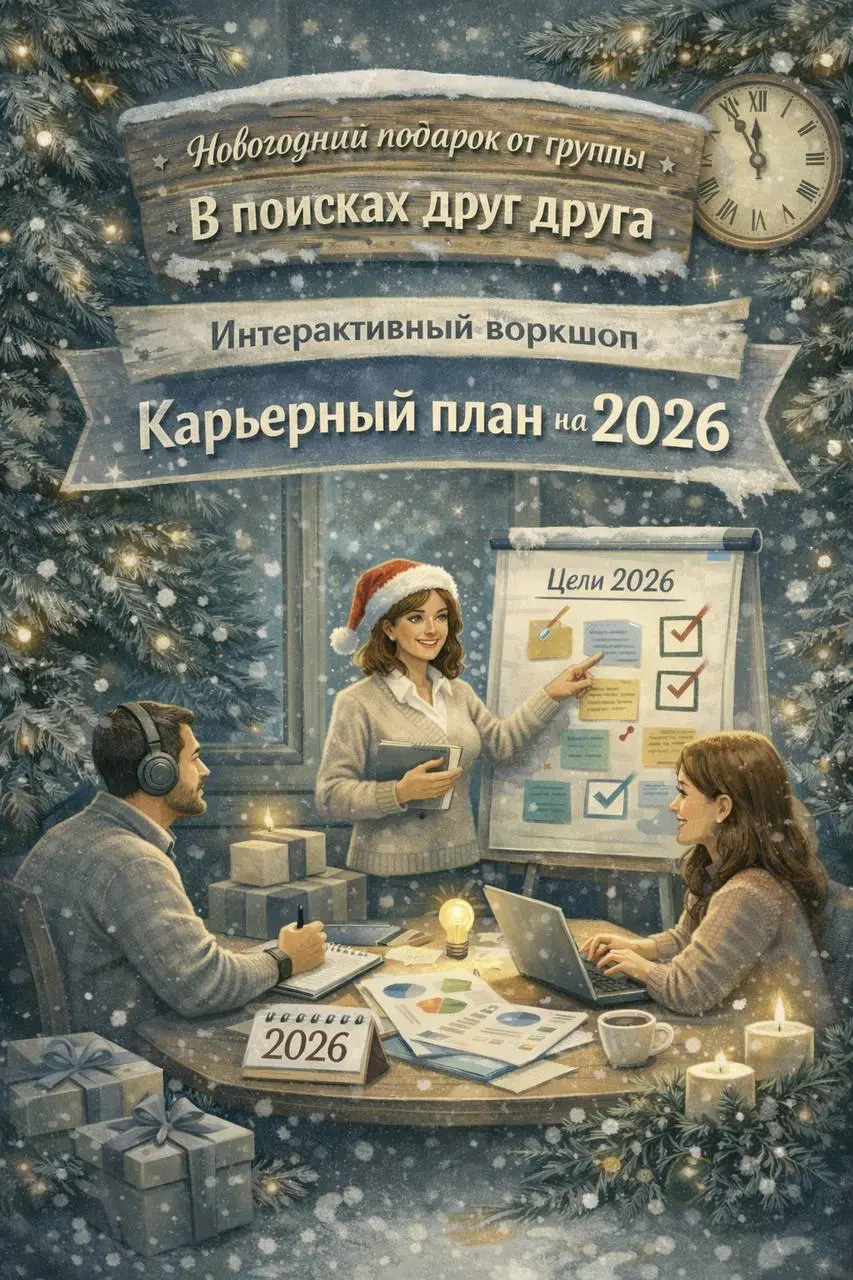 🎁 Новогодний подарок от экспертов группы «В поисках друг друга» | Сетка — социальная сеть от hh.ru