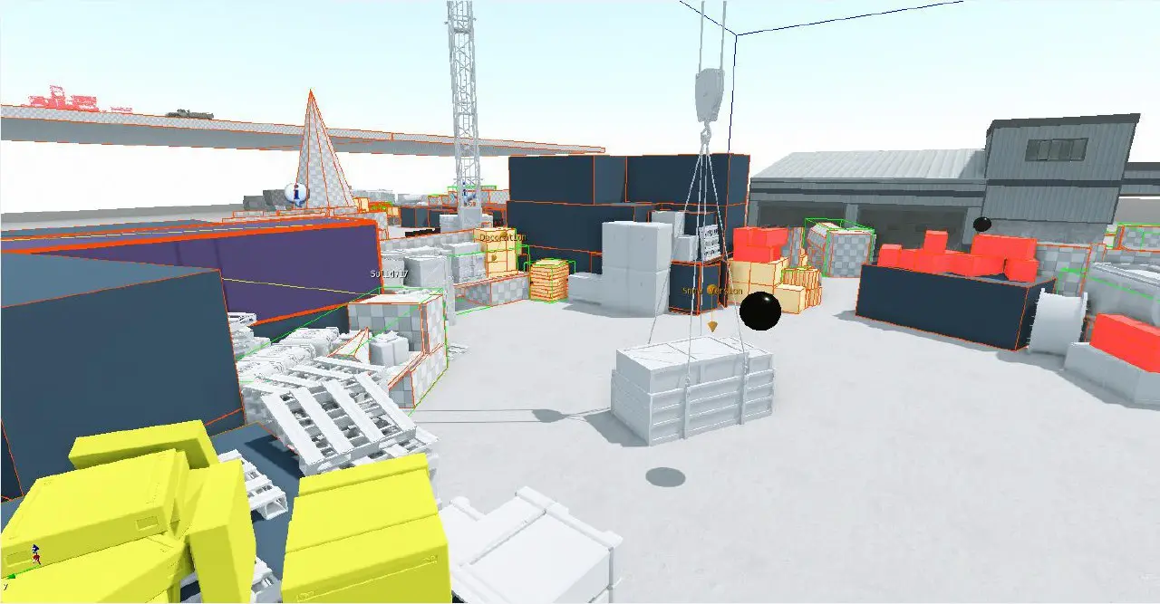 Этап подготовки локации (Whitebox → Gameplay-ready)💺
Сейчас подготавливаю одну из ключевых частей карты к её первому цельному виду | Сетка — социальная сеть от hh.ru