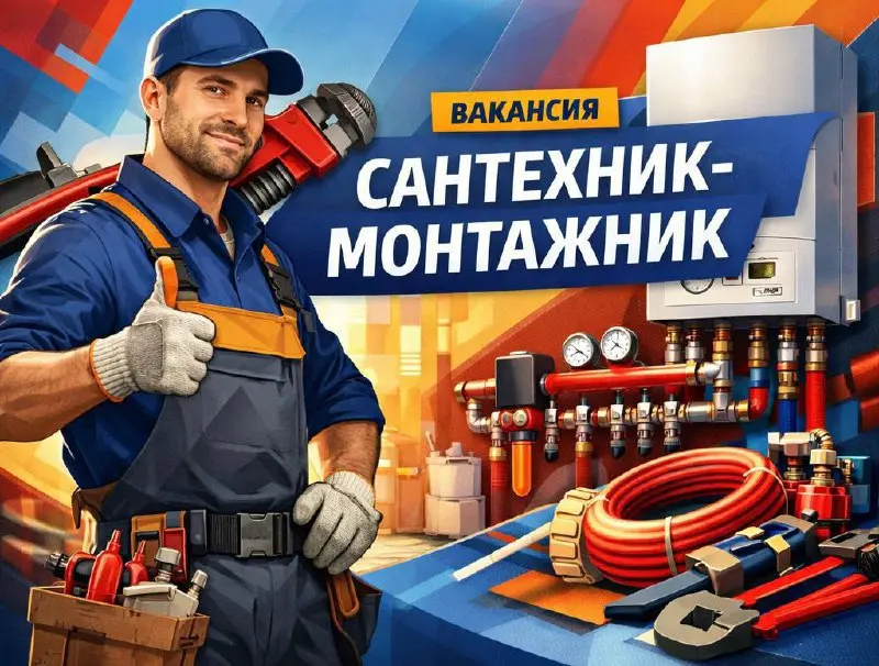🔧 Вакансия: сантехник-монтажник отопления
🏢 Крупная инжиниринговая компания приглашает в команду опытных специалистов | Сетка — социальная сеть от hh.ru