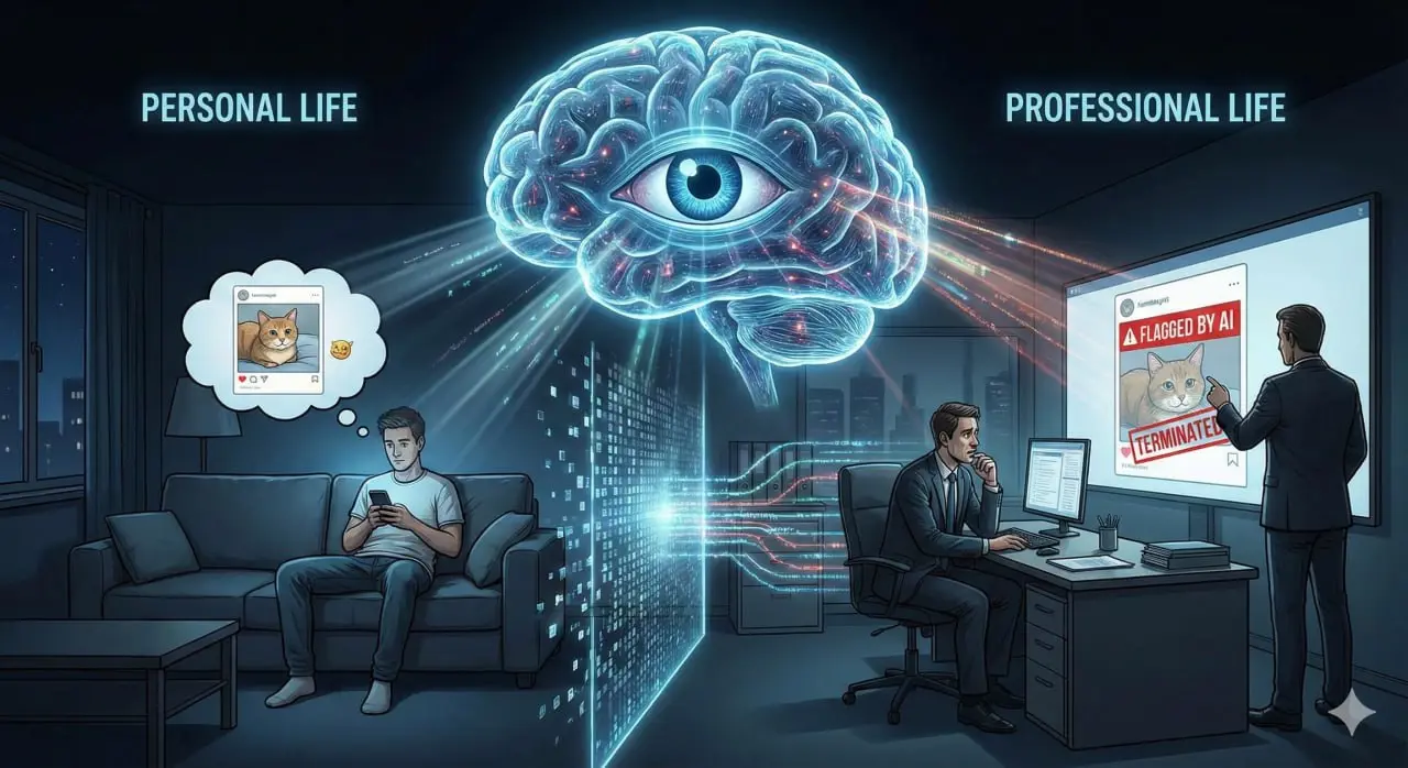 ИИ — Великий Уравнитель: Как технологии окончательно стерли грань между «личным» и «рабочим»
Недавно The Washington Post опубликовал статью о новой реальности рынка труда: сотрудника уволили за общий ... | Сетка — социальная сеть от hh.ru