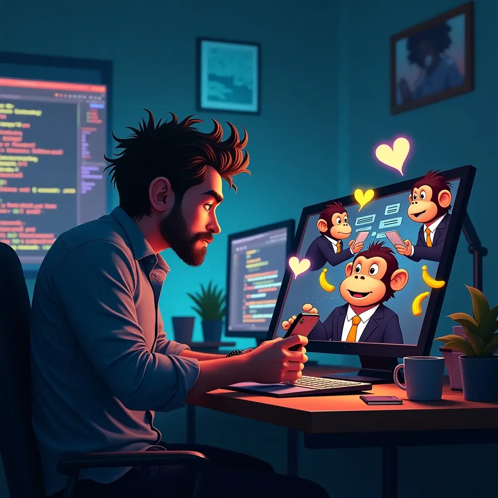 ИИ-партнёры по продажам, а в чате - бананы и вирт запросы | Сетка — социальная сеть от hh.ru