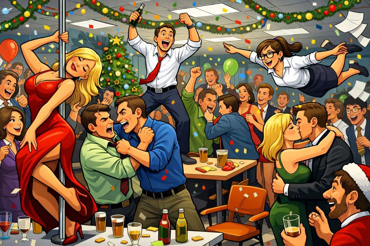 МОЖЕТ ЛИ ТРАВМА НА КОРПОРАТИВЕ СТАТЬ ПРОИЗВОДСТВЕННОЙ? 😊
Новогодние корпоративы — это не только возможность узнать своих коллег с новой стороны, но и источник повышенного травматизма | Сетка — социальная сеть от hh.ru