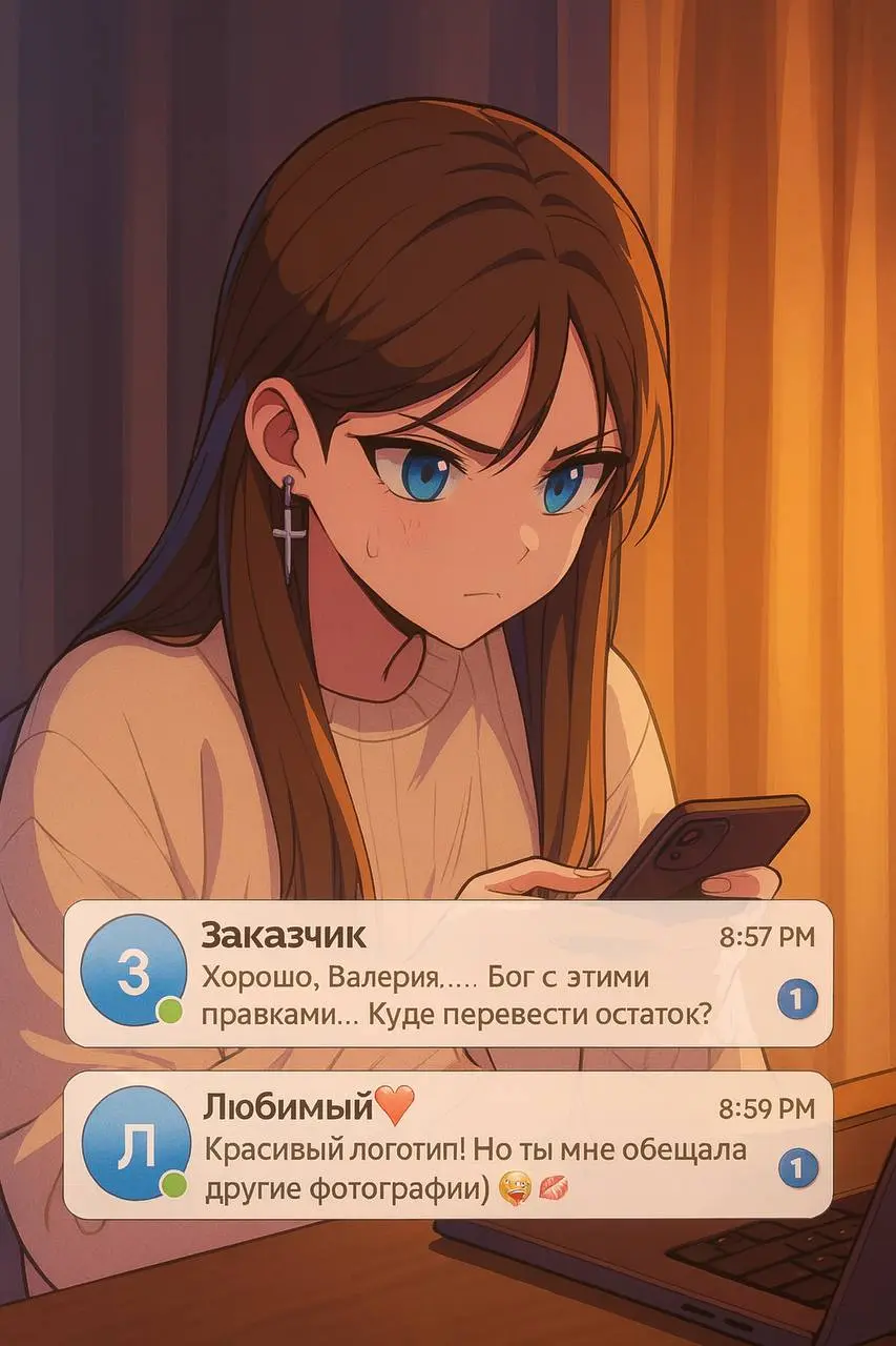 Когда заказчик принял дизайн без правок
🍊 Рубрика: Воскресная манга
Сгенерировано через ИИ
👍 Иногда сдача дизайна это целое приключение, а иногда нужно быть чуть-чуть внимательнее 🙈
Бустануть ⬆️
#Дубо... | Сетка — социальная сеть от hh.ru