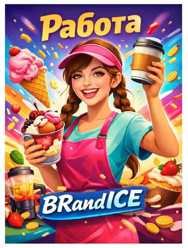 🍦 BRandICE — сеть кафе мороженого
☕️ Вакансия: Бариста-кассир
💰 Условия:
• 3800₽/смена + 3% от выручки
• График: 2/2, 3/1 или обсуждаемый
• Работа: 10:00–22:00
• Выплаты 2 раза в месяц
📌 Требования:
•... | Сетка — социальная сеть от hh.ru