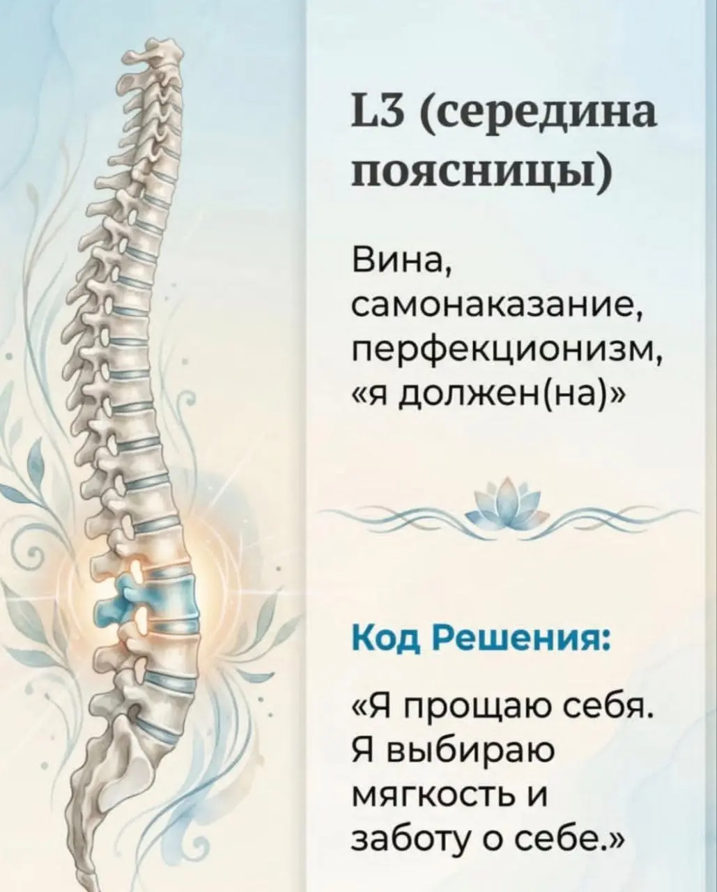 Психосоматика болей в позвоночнике | Сетка — социальная сеть от hh.ru