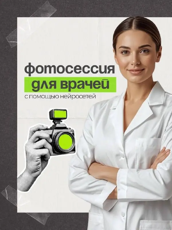 📸 Нет времени устраивать проф-съемку для врачей?
Сэкономьте время и бюджет благодаря искусственному интеллекту!
В современном цифровом маркетинге качественные визуальные материалы — это не роскошь, а ... | Сетка — социальная сеть от hh.ru