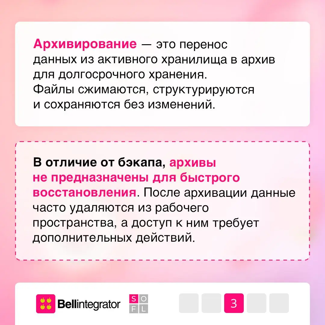 Бэкап и архив: надо знать разницу 🗂
Потеря данных всегда несет риски, а резервное копирование и архивирование — способы нивелирования данной проблемы | Сетка — социальная сеть от hh.ru