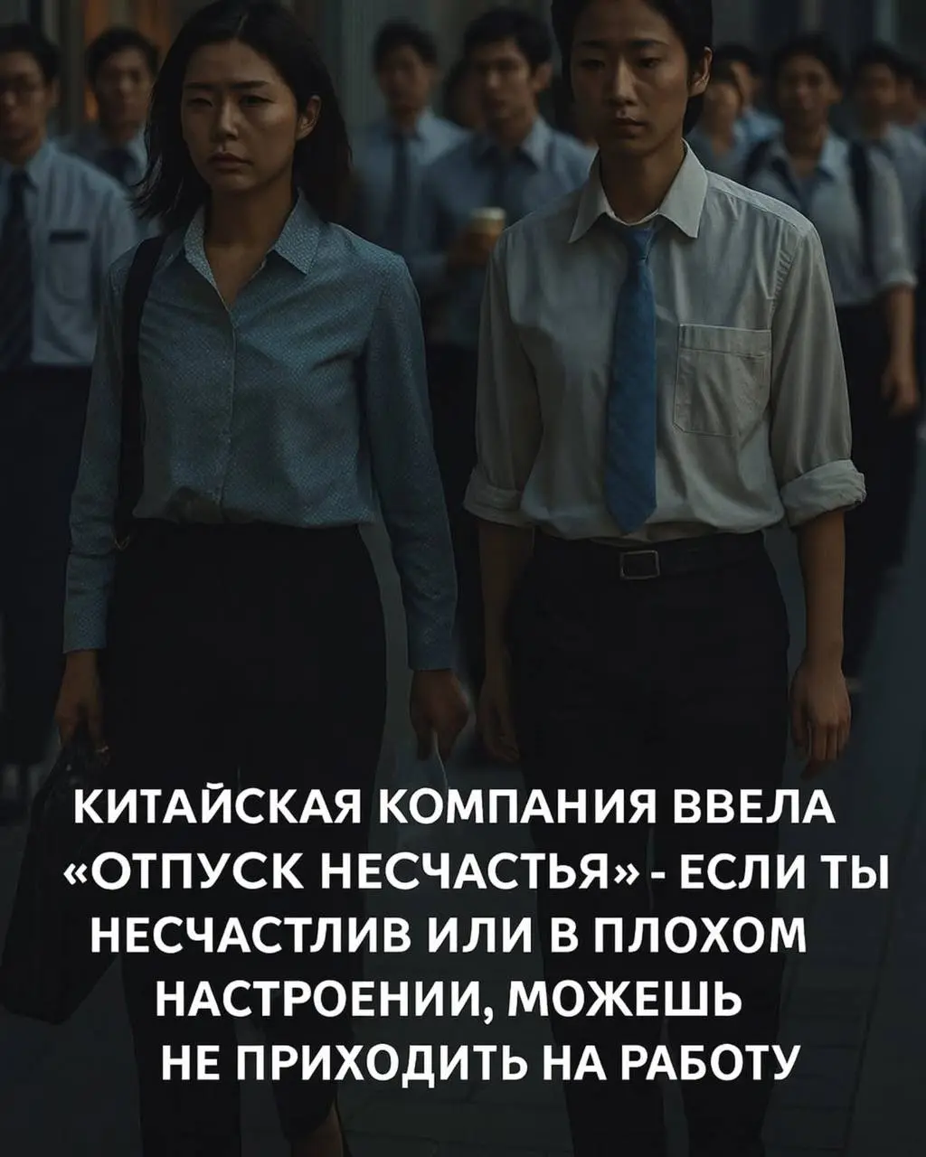 Китайская компания ввела «отпуск несчастья»: если ты несчастлив или в плохом настроении — можешь не приходить на работу
Основатель и председатель компании Pang Dong Lai Юй Дунлай объявил о введении та... | Сетка — социальная сеть от hh.ru