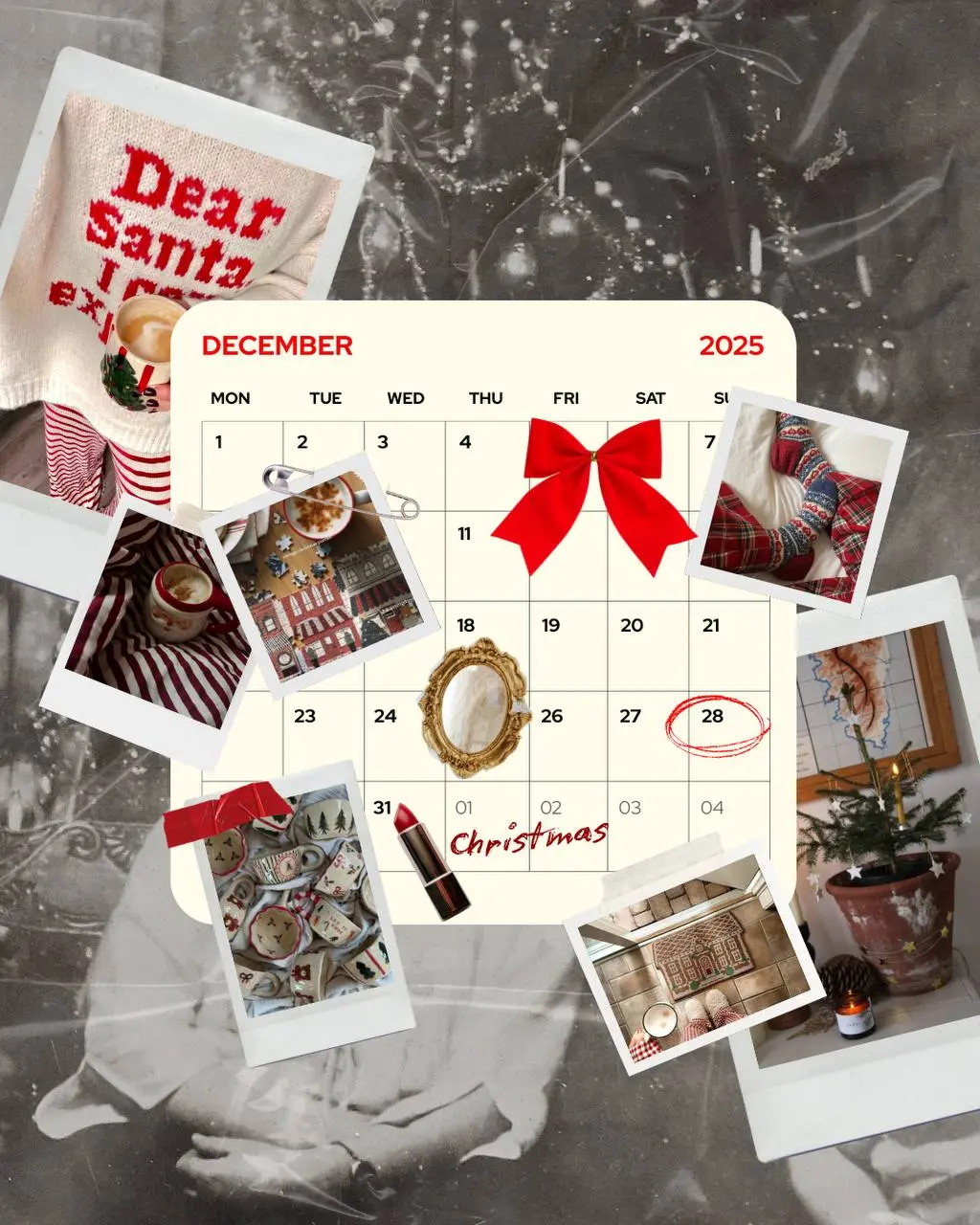 Декабрьские календари в формате IOS✏️💌
Я думаю, вы видели, айфоновские календарики, на которых делают небольшой дайджест по месяцу. Обычно туда добавляют фотки и разные коллажные элементы | Сетка — социальная сеть от hh.ru