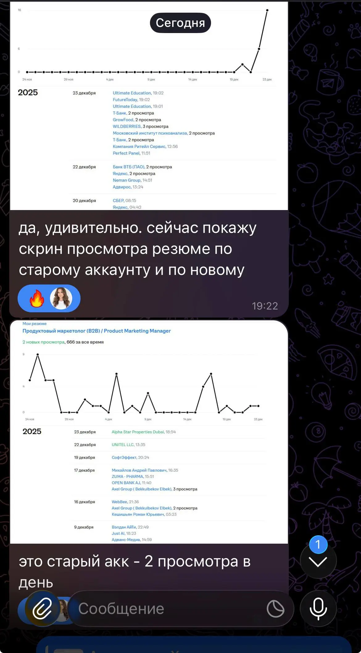 #valeevaотзывы тем временем
Настроили аккаунт с клиентом, запустили сегодня отклики
Ракеты взлетает в космос 🚀
А все уже поди в салатах, а на нас сегодня сами рекрутеры Т-Банка вышли 💛 | Сетка — социальная сеть от hh.ru