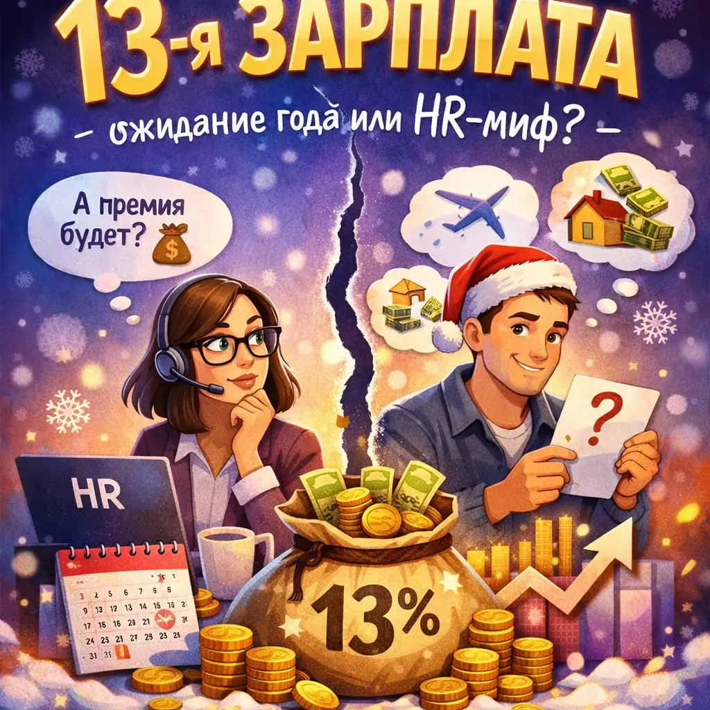 💰 13-я зарплата: ожидание года или HR-миф?
Конец года — время, когда в чатах появляется вопрос, который слышат чаще всего:
«А премия будет?» 👀
По свежему опросу SuperJob, половина сотрудников всё ещё ... | Сетка — социальная сеть от hh.ru