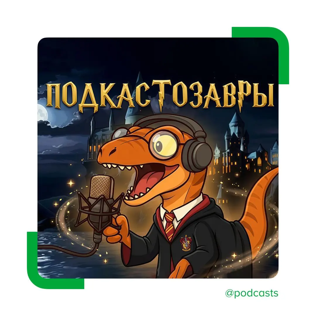 🦕 «Подкастозавры» выпустили первую коллаборацию, посвященную «Гарри Поттеру»
«Вещание ягнят», «Поп-девичник!», «Эффект Эммета Брауна» и другие подкасты о кино, поп-культуре и играх объединились в сооб... | Сетка — социальная сеть от hh.ru